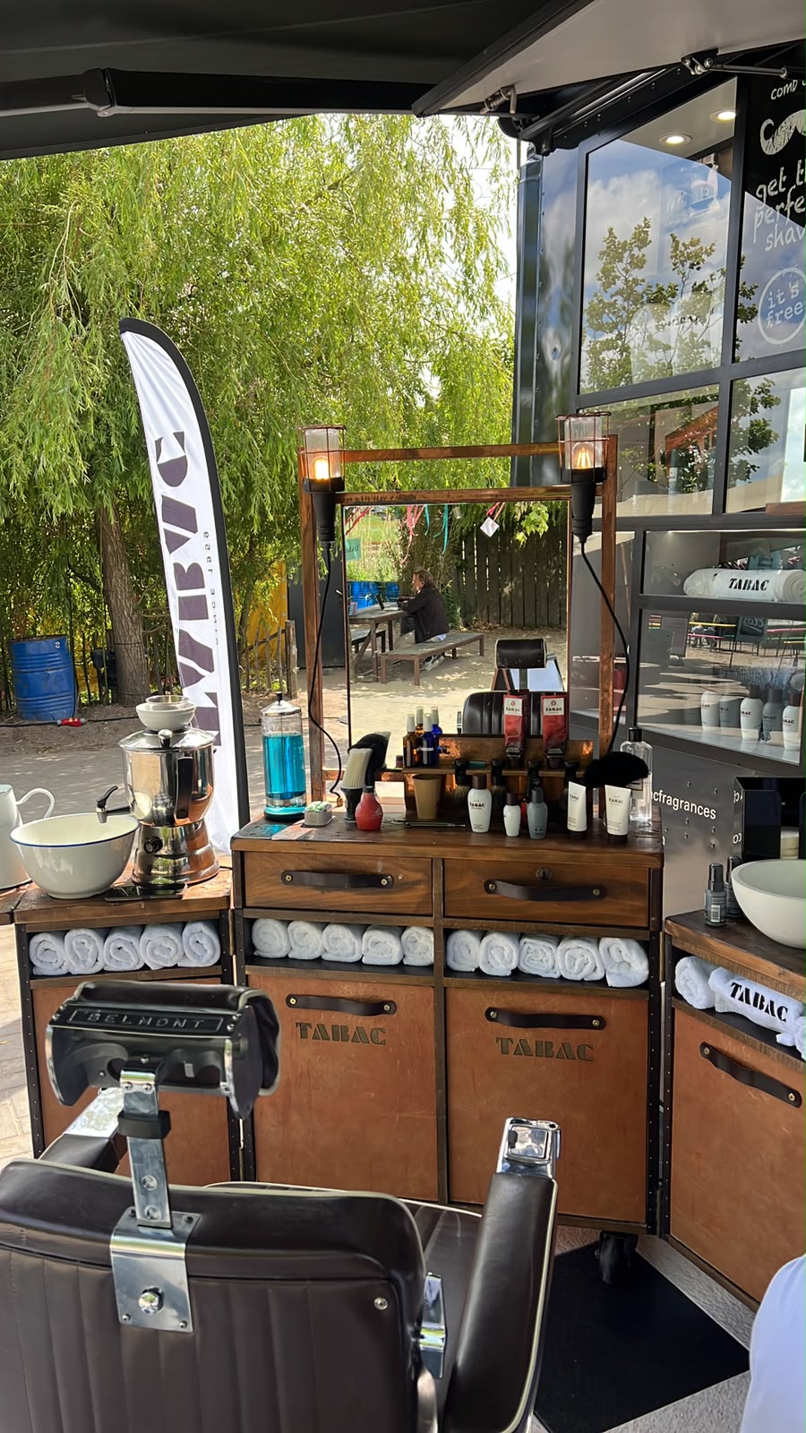 Barber setup